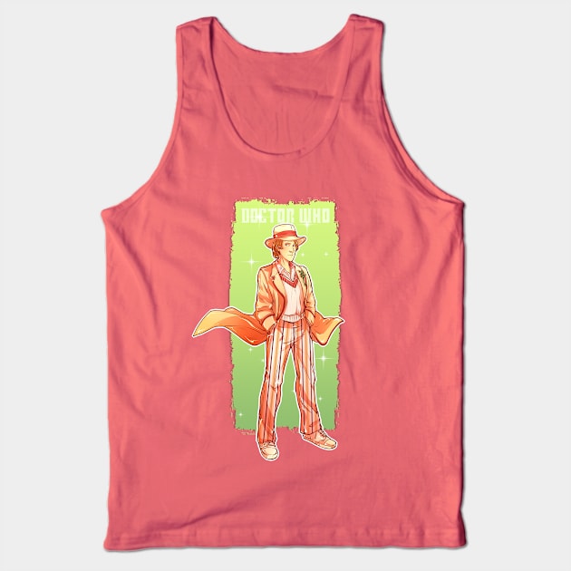 Fifth Doctor Tank Top by CosmicShine